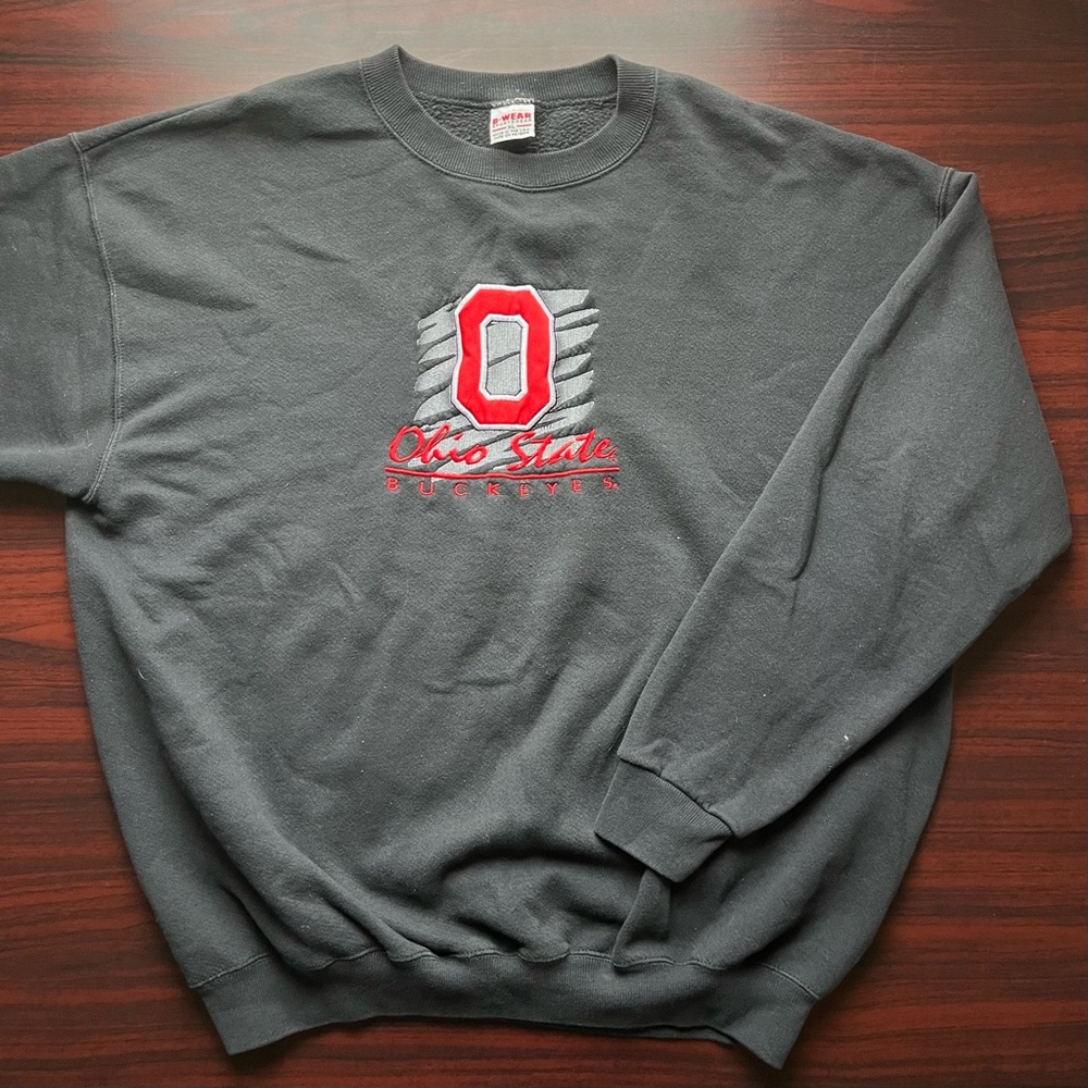 Vintage Ohio State Buckeyes Scribble Sweatshirt Crewneck Size XL